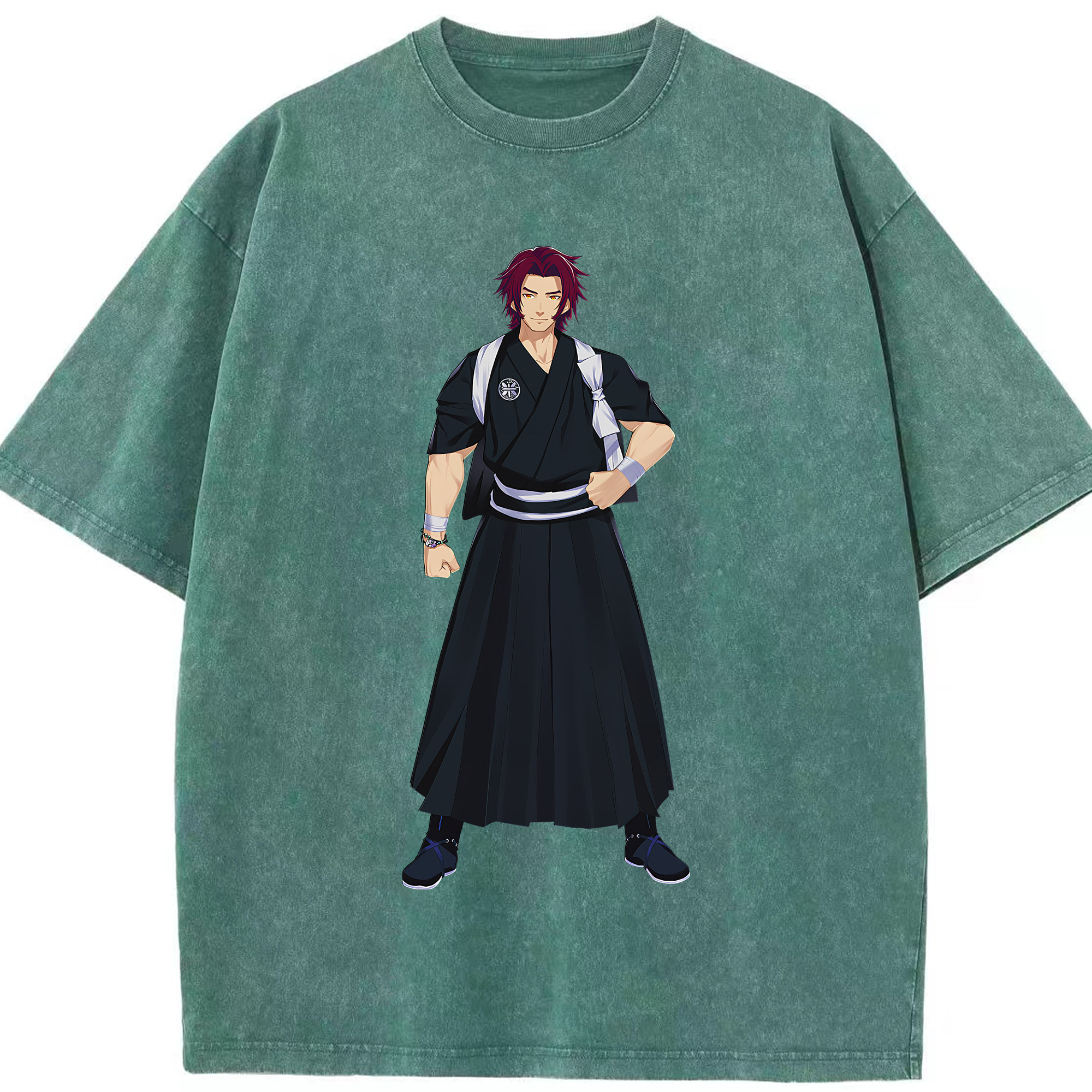 （画像用） 刀剣乱舞 Touken Ranbu 綿100% ヴィンテージ風 半袖Tシャツ（フロントプリント）